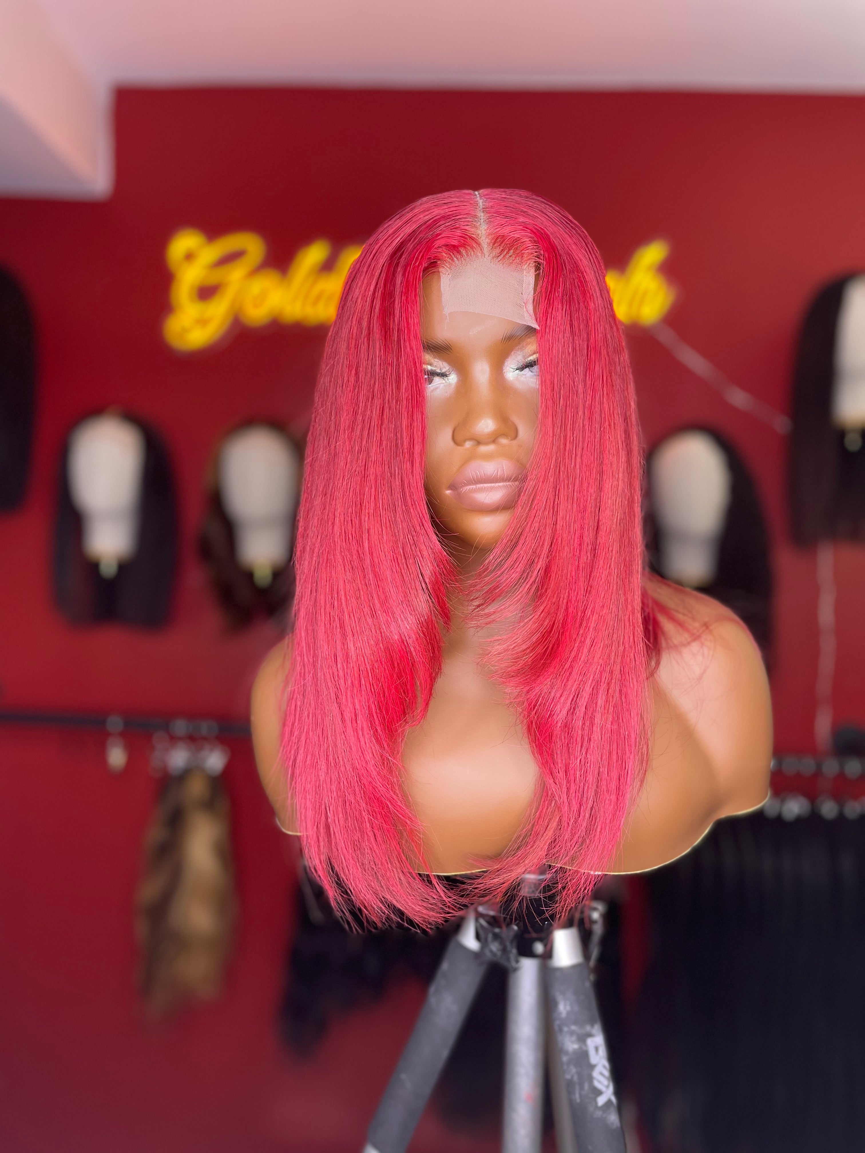 Raw Red Wig